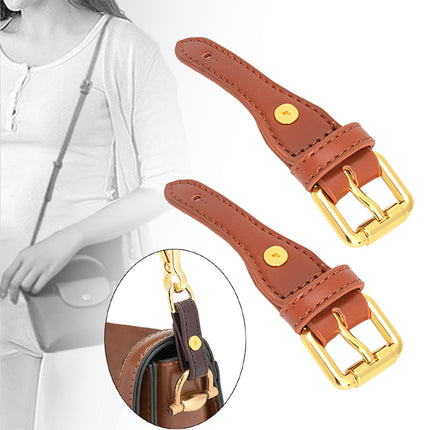 Crofta 2 Pieces Bag Strap Fastener Buckle Adjustable Bag Shoulder Strap Pin Buckles Orange