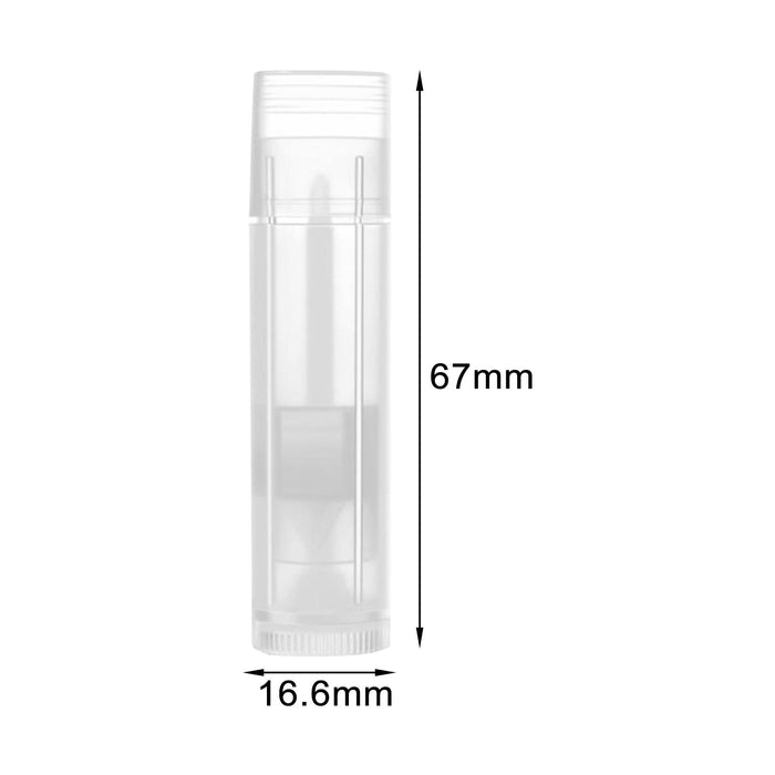 Crofta 100x Lip Gloss Tubes DIY Mini for Valentine's Day Present Girls Women Makeup clear