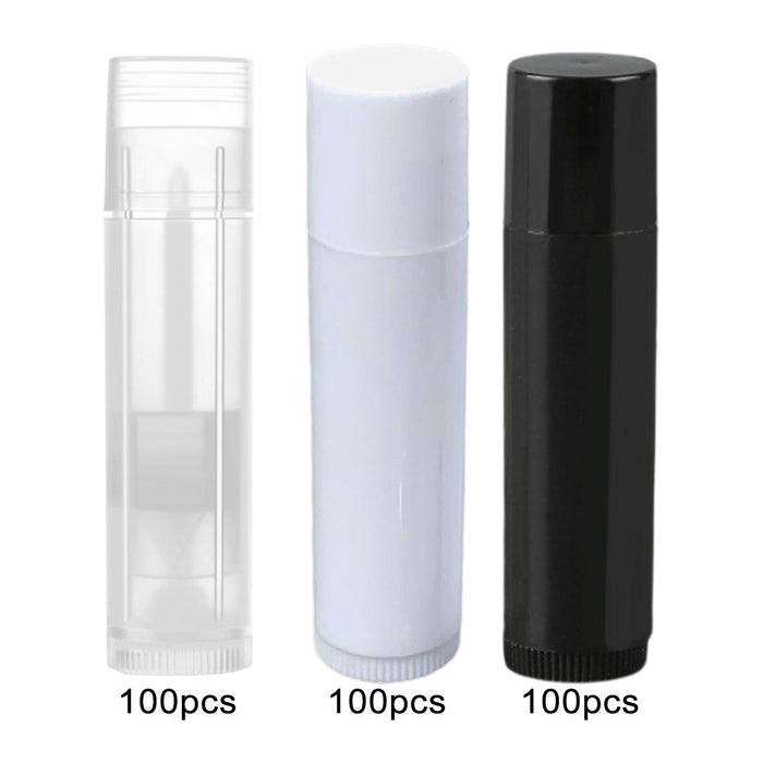 Crofta 100x Lip Gloss Tubes DIY Mini for Valentine's Day Present Girls Women Makeup clear