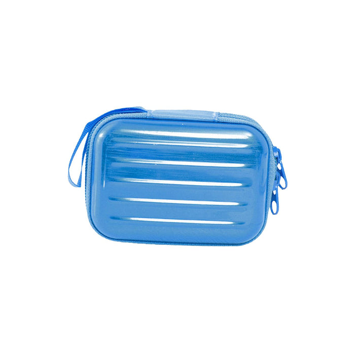 Crofta 12 Grids Essential Oil Holder Case Essential Oil Storage Bag Water Resistant Blue