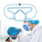 Crofta Silicone Face Mask Bracket Washable Prevent Glasses from Fogging Mask Holder Blue