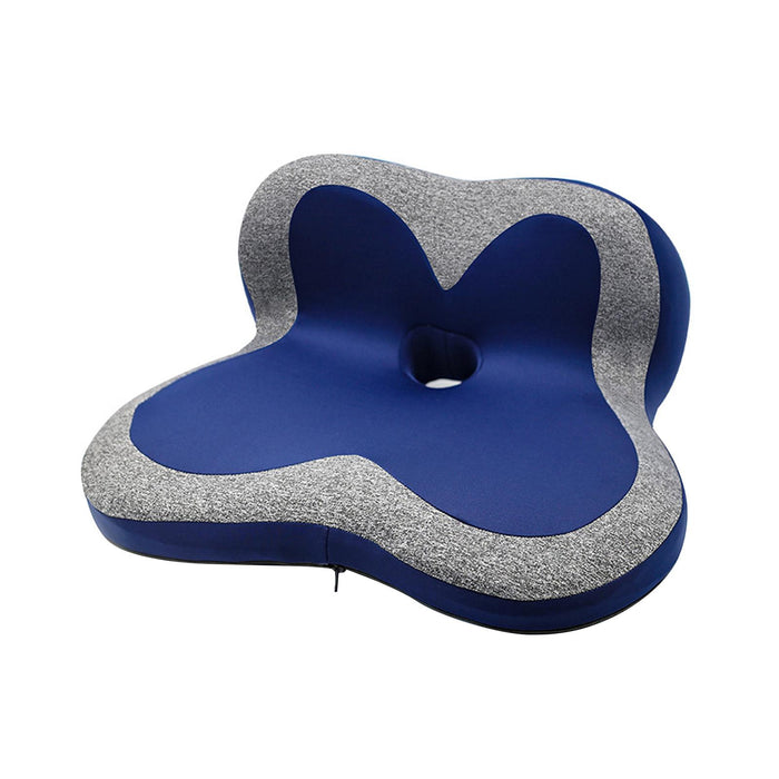 Crofta Seat Cushion Pillow Butt Pillow for Driving Sitting Travel Office Home Chair Blue