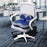 Crofta Seat Cushion Pillow Butt Pillow for Driving Sitting Travel Office Home Chair Blue