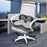 Crofta Seat Cushion Pillow Butt Pillow for Driving Sitting Travel Office Home Chair Gray