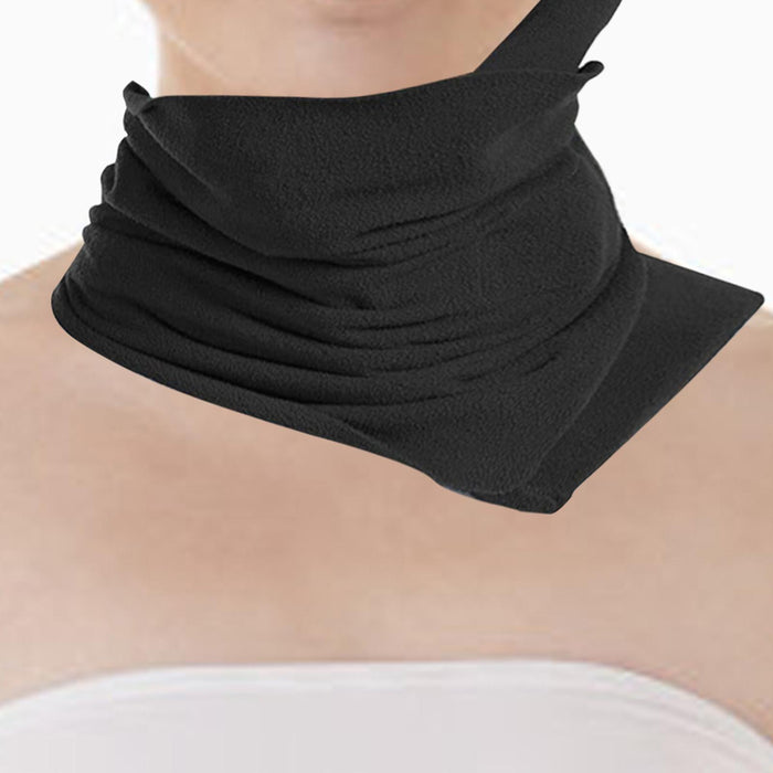 Crofta Airplane Travel Neck Pillow Neck Protection for Unisex Woman or Men Portable Black