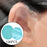 Crofta 100 Pieces Waterproof Ear Covers Ear Patch for Water Sport Shower Snorkeling