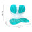 Crofta Chair Posture Corrector Seat Posture Correction for Desk Chair Home Car Seat Green