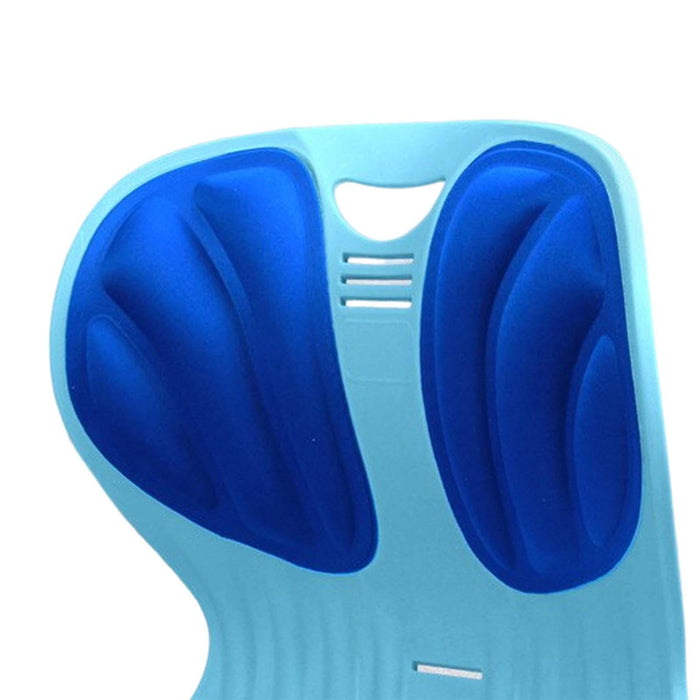 Crofta Chair Posture Corrector Seat Posture Correction for Desk Chair Home Car Seat Blue