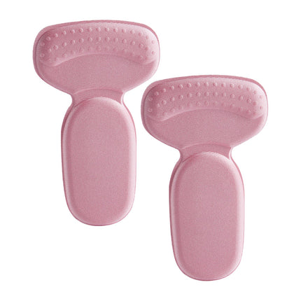 Crofta 2 Pieces Heel Cushion Pads High Heel Pads Back Stickers Foot Heel Protectors pink