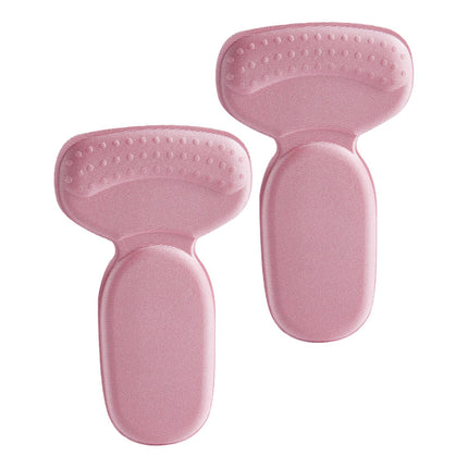 Crofta 2 Pieces Heel Cushion Pads High Heel Pads Back Stickers Foot Heel Protectors pink