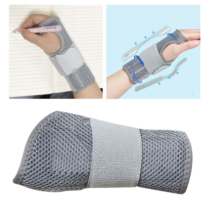 Crofta Wrist Support Strap Protector Wrist Wraps for Fitness Athletic Pain Sprained Right Hand S