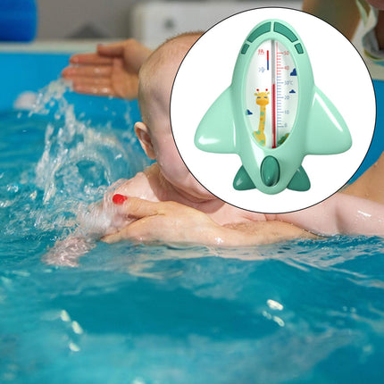 Crofta Water Thermometer Bath Thermometer for Swimming Infant Newborn Bathroom green