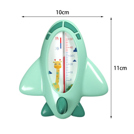 Crofta Water Thermometer Bath Thermometer for Swimming Infant Newborn Bathroom green