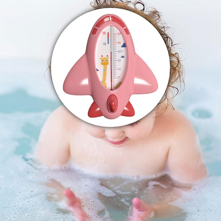 Crofta Water Thermometer Bath Thermometer for Swimming Infant Newborn Bathroom pink