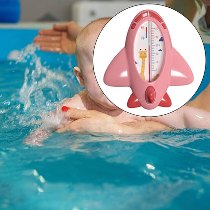 Crofta Water Thermometer Bath Thermometer for Swimming Infant Newborn Bathroom pink