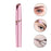 Crofta Women's Electric Eyebrow Trimmer Mini Facial Hair Remover for Lips Body Nose Pink