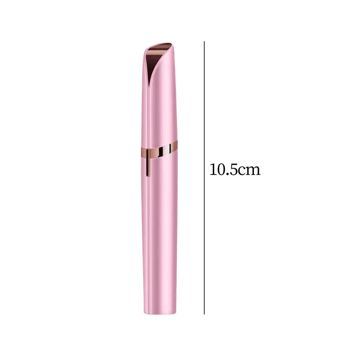 Crofta Women's Electric Eyebrow Trimmer Mini Facial Hair Remover for Lips Body Nose Pink