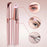 Crofta Women's Electric Eyebrow Trimmer Mini Facial Hair Remover for Lips Body Nose Rose Gold