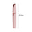 Crofta Women's Electric Eyebrow Trimmer Mini Facial Hair Remover for Lips Body Nose Rose Gold