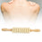 Crofta Wooden Massage Roller Wood Manual Massage Tool for Thigh Abdomen Back 9 Wheels