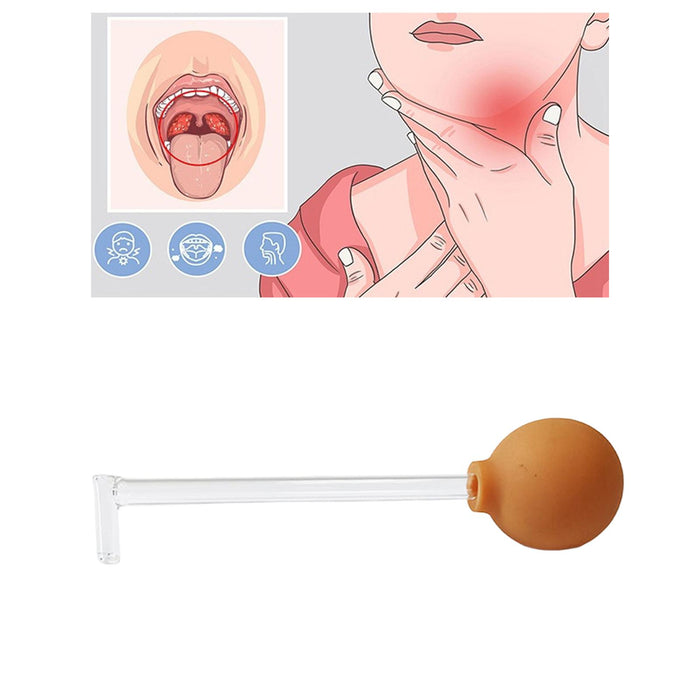 Crofta Tonsil Stone Remover Tool Portable Tonsil Stone Suction Ball for Home Adults Orange