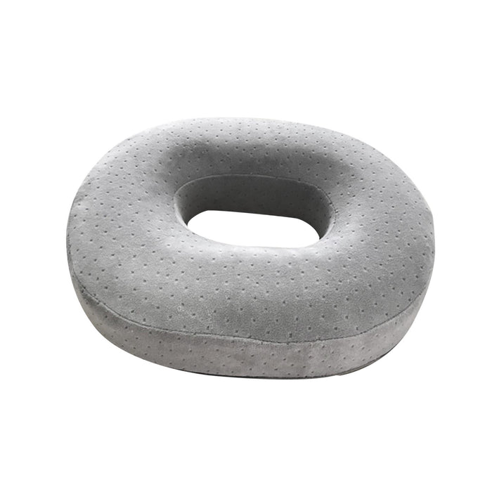 Crofta Tailbone Cushion Durable Portable Support Donut Cushion for Car Office Chair grey