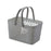 Crofta Bathroom Shower Caddy Basket with Handle Storage Bin Ventilated for Camping Gym Grey