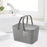 Crofta Bathroom Shower Caddy Basket with Handle Storage Bin Ventilated for Camping Gym Grey