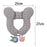 Crofta Baby Neck Support Pillow Cute Cartoon Soft Neck Pillow for Airplane Home Style B