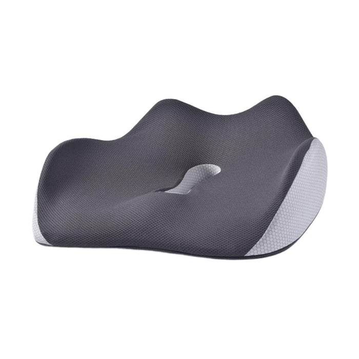 Crofta Memory Foam Seat Cushion Soft Chair Pad for Home Computer Desk Chair Driving Gray