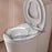 Crofta Women Elderly Toilet Seat Sitz Bath Basin Bidet Hip Bath Sturdy Avoid Squats gray