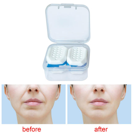 Crofta 2 Pieces Jaw Exerciser Silicone Double Chin Reducer for Beginner Men Women 40lbs