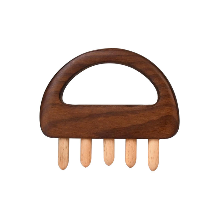 Crofta Wooden Scalp Massager Tool Relaxing Gua Sha Tool for Legs Full Body Use Arms