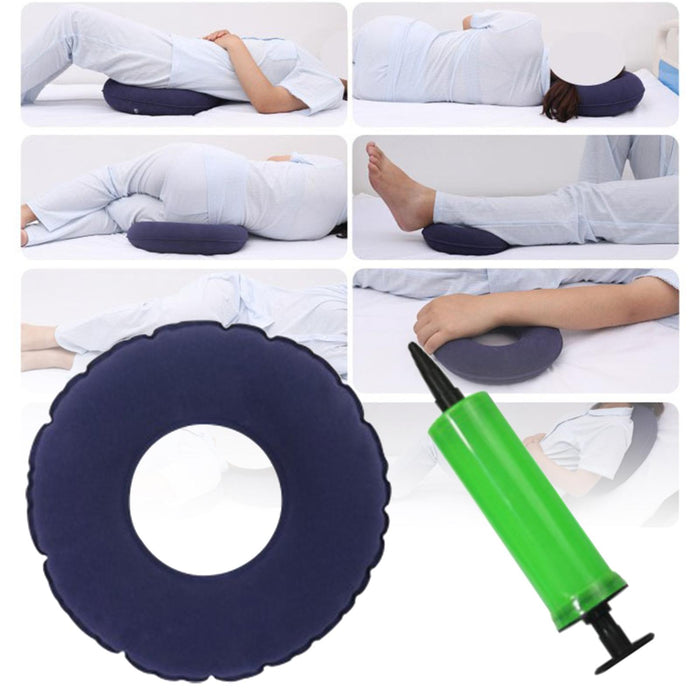 Crofta Donut Pillow Comfort Breathable Inflatable Pads for Surgery Coccyx Back