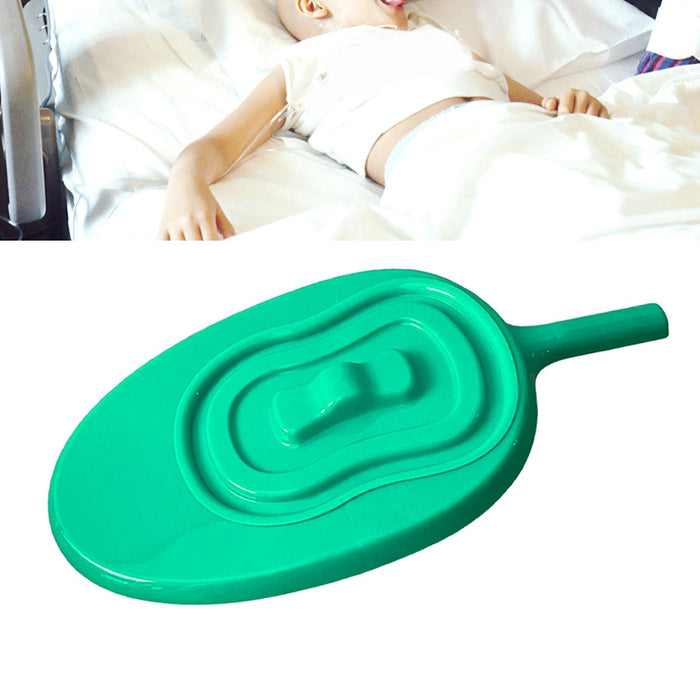 Crofta Heavy Duty Emergency Device Bedpan Nursing Urinal for Men Women Elderly Home Green