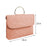 Crofta Waterproof Toiletry Bag Hanging Travel Makeup Bag Cosmetic Bag for Daily Use Pink