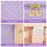 Crofta Waterproof Toiletry Bag Hanging Travel Makeup Bag Cosmetic Bag for Daily Use Purple