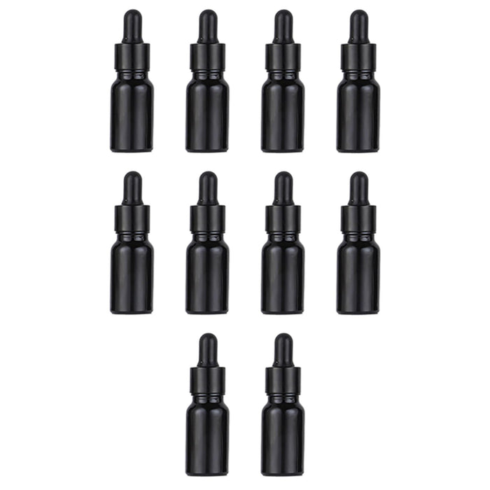 Crofta 10Pcs Mini Essential Oil Bottles Perfume Vial for Perfume Armatherapy Travel 10ml