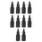 Crofta 10Pcs Mini Essential Oil Bottles Perfume Vial for Perfume Armatherapy Travel 15ml