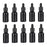 Crofta 10Pcs Mini Essential Oil Bottles Perfume Vial for Perfume Armatherapy Travel 15ml