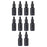 Crofta 10Pcs Mini Essential Oil Bottles Perfume Vial for Perfume Armatherapy Travel 20ml