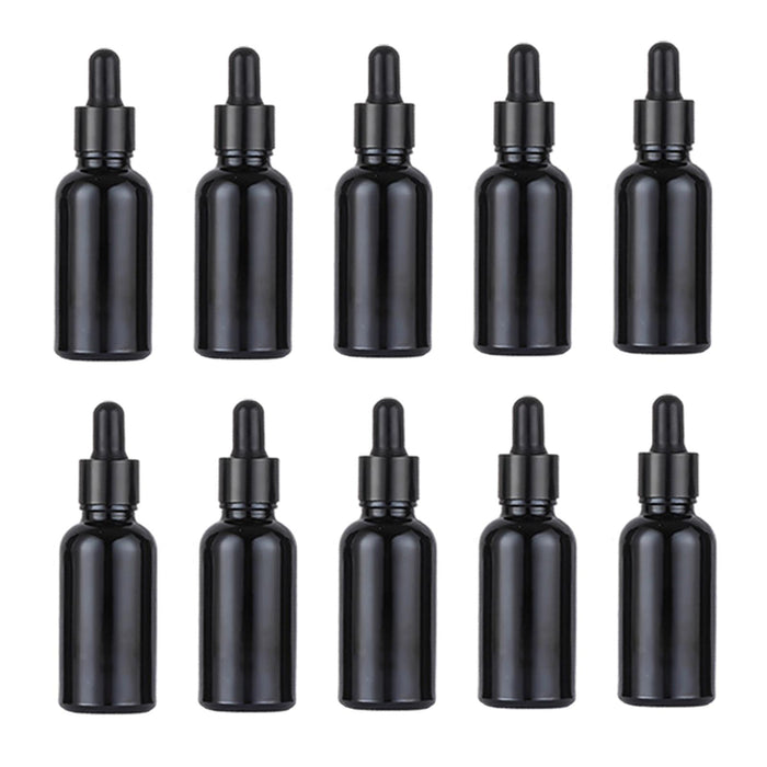 Crofta 10Pcs Mini Essential Oil Bottles Perfume Vial for Perfume Armatherapy Travel 30ml