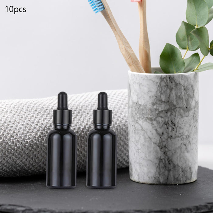 Crofta 10Pcs Mini Essential Oil Bottles Perfume Vial for Perfume Armatherapy Travel 30ml