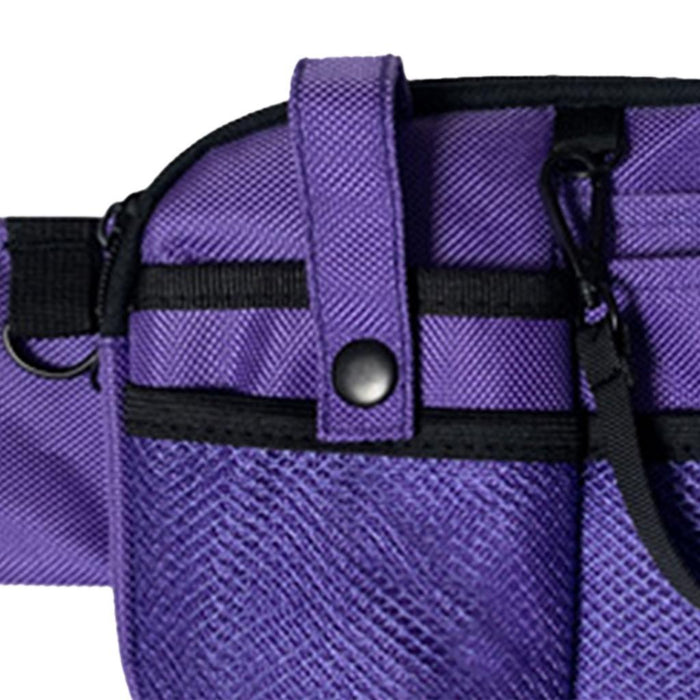 Crofta Nurse Pouch Waist Bag Apron Hip Bag Utility Waist Pack Nurse Tool Belt Pouch Violet