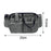 Crofta Nurse Pouch Waist Bag Apron Hip Bag Utility Waist Pack Nurse Tool Belt Pouch Gray