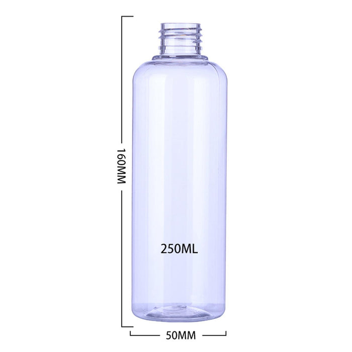 Crofta 10Pcs Empty Bottles Stylish Shampoo Bottle for Countertop Hotel Laundry Room 250ml