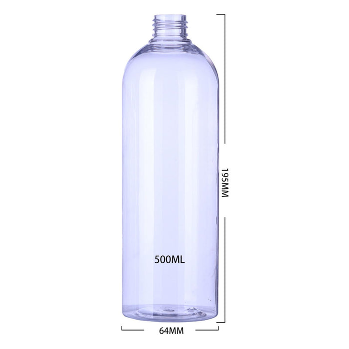 Crofta 10Pcs Empty Bottles Stylish Shampoo Bottle for Countertop Hotel Laundry Room 500ml