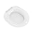 Crofta Women Toilet Seat Sitz Bath with Drain Holes for Future Mum Who Cannot Squat