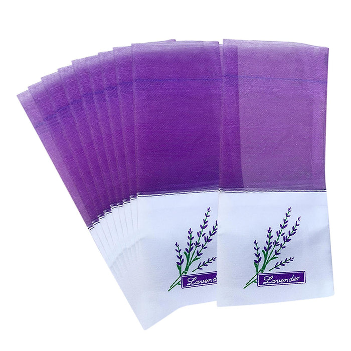 Crofta Empty Sachet Bags for Lavender Spice 7x16.5cm Durable Storage Gift Wrap Bags 10pcs