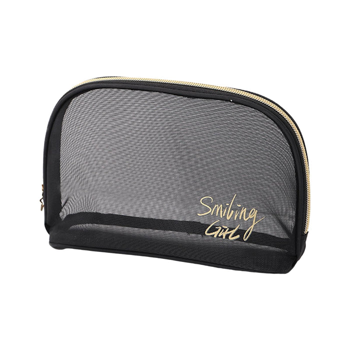 Crofta Mesh Makeup Bag Portable Toiletries Makeup Pouch for Toiletries Holiday Home D